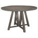 Athens Round Counter Height Table with Drop Leaf Barn Grey image