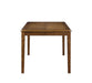 Gia 5 Pc 60" Dining Table & 4 Chairs-Brown