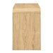 Mara Two Drawer End Table / Bedside Table-Natural