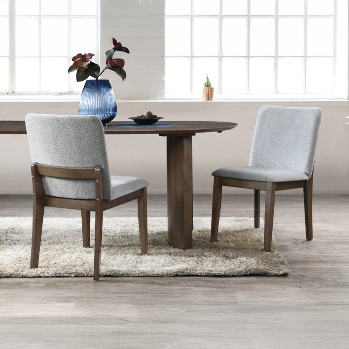 Kody Upholstered Dining Chair (2 Per Carton)-Stone Gray