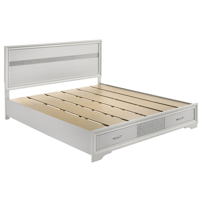 Miranda Panel Platform Storage Bed