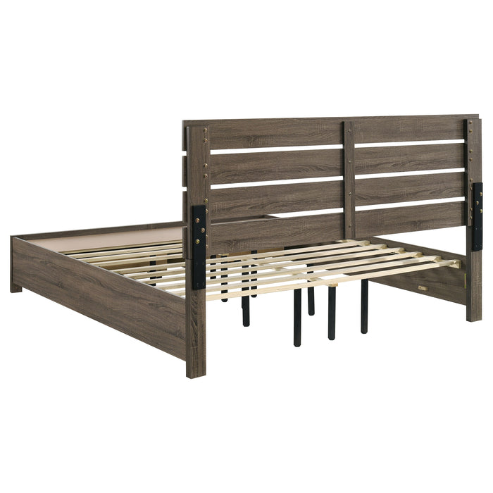 Brantford Wood Storage Panel Bed