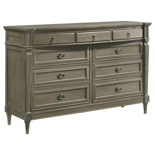 Alderwood 9-drawer Dresser French Grey image