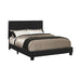 Mauve Full Upholstered Bed Black image