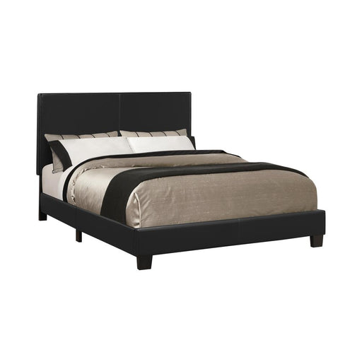 Mauve Bed Upholstered Queen Black image