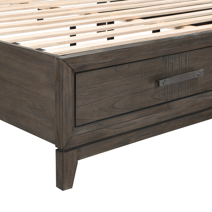 Landon 5/0 Q Headboard-Walnut