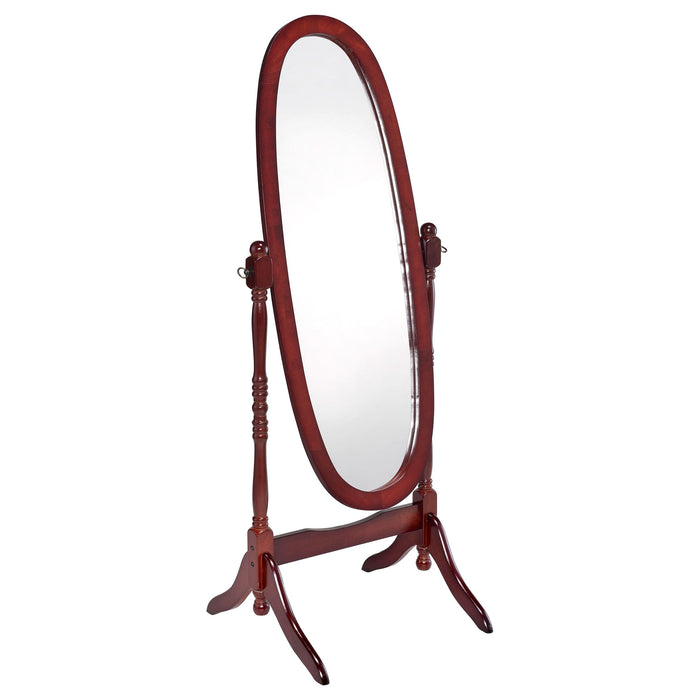 Foyet Oval Cheval Mirror Merlot image