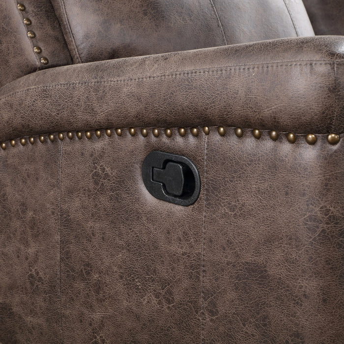 Quade Glider Recliner-Mocha