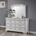 Lyndhurst Landscape Mirror- Vintage White