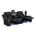 Orion Ii Sofa W/ Pwr Fr & Hr-Black