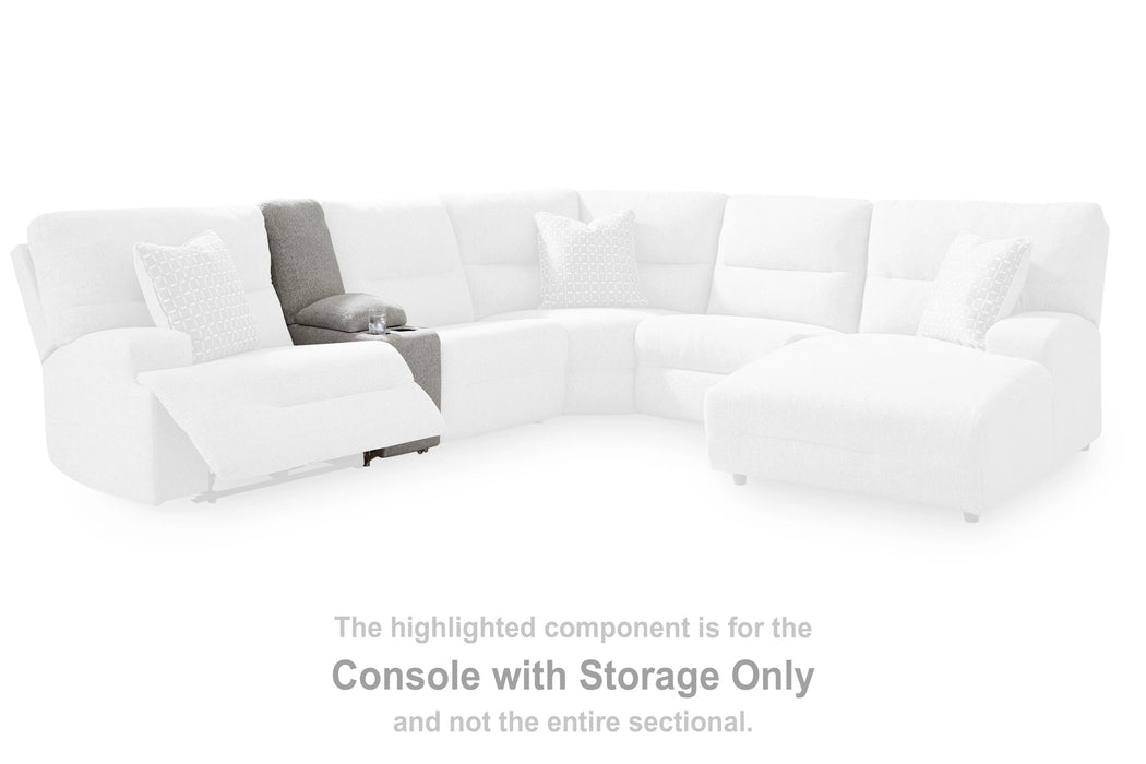 Acklen Place Power Sectional Reclining Sofa with Storage Console