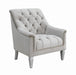 Avonlea Sloped Arm Tufted Chair Grey image