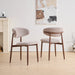 Royce Side Chair W/ Walnut Metal Frame -Toast (2 Per Carton)