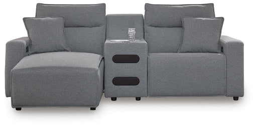 Modmax II Power Reclining Sectional with Chaise and Audio Console
