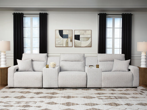 Modmax II Power Reclining Sectional with Consoles