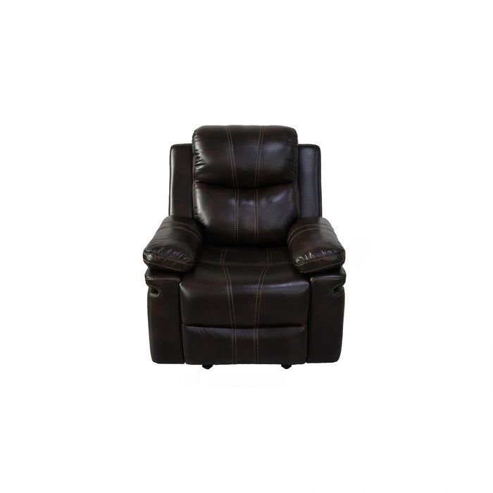 Kellen Glider Recliner W/Pwr Fr-Brown
