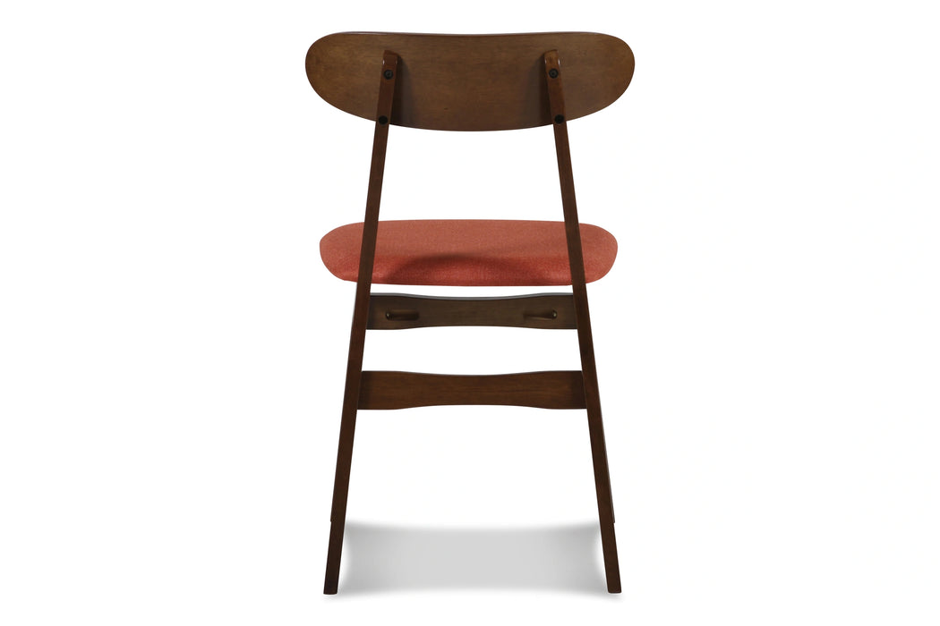 Morocco Dining Chair W/Orange Seat Cushion (2 Per Carton)