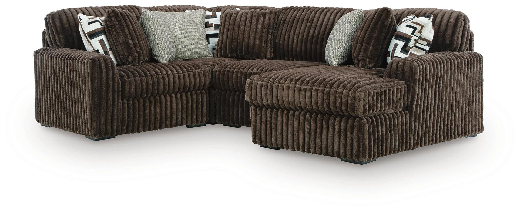 Midnight-Madness Sectional with Chaise