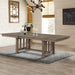 Harrisburg Dining Table Base-Walnut