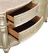 Monique Dresser W/Marble Top-Champagne