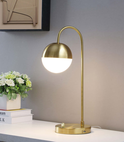 Merrick Round Arched Table Lamp Gold image