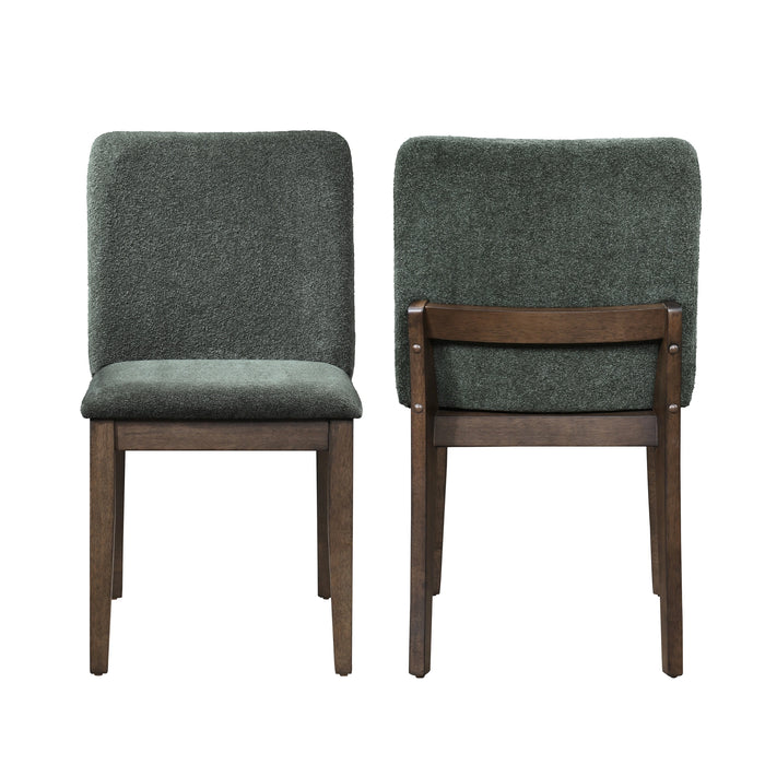 Kody Upholstered Dining Chair (2 Per Carton)-Forest Green