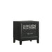 Obsidian Nightstand-Black