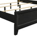 Obsidian 6/6-6/0 Ek/Wk Headboard, Footboard & Slats-Black