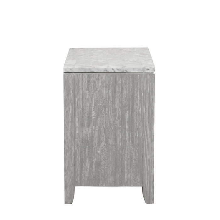 Fiona Nightstand-Mist Gray