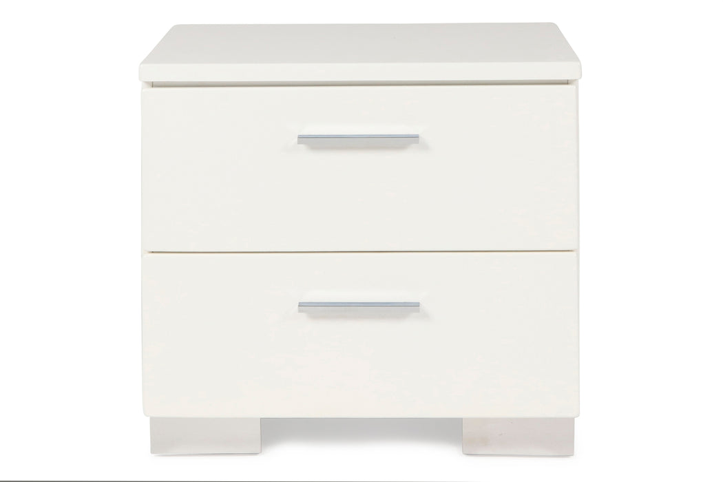Sapphire Nightstand-White