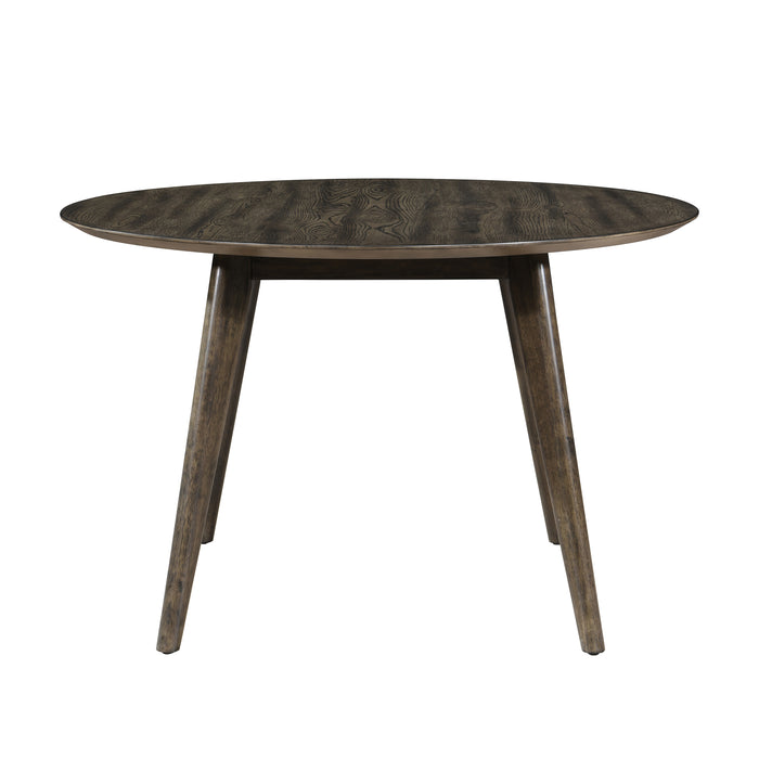 Rex 48" Round Dining Table-Walnut