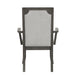 Lisbon Dining Arm Chair (2 Per Carton)-Gray