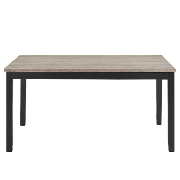 Daphne 5 Pc Natural 60" Dining Set W/Natural Chairs