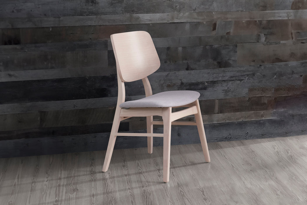 Oscar Wood Back Chair-White Ash