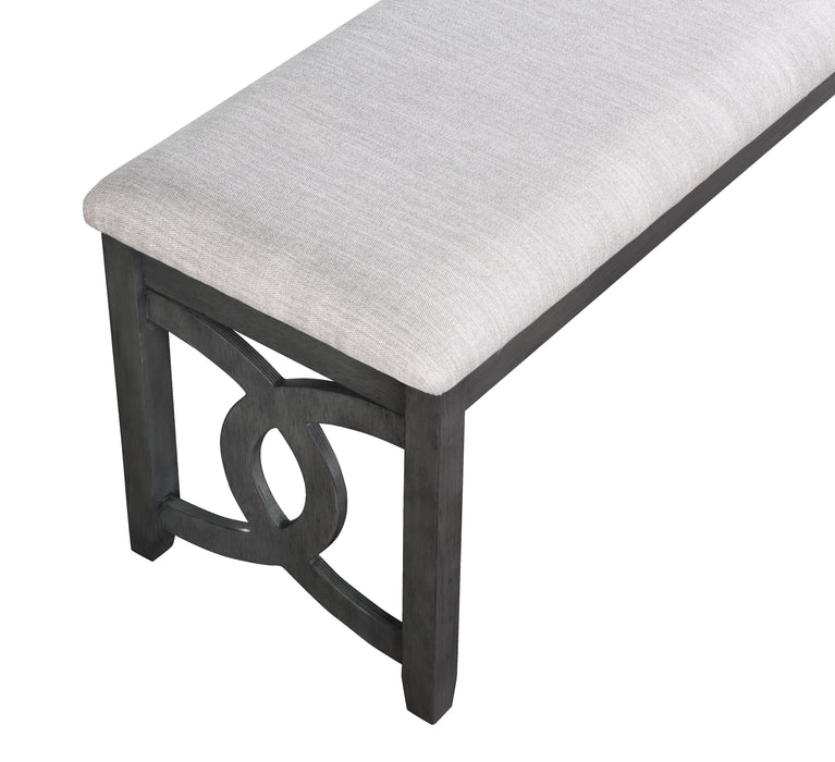 Gia 46" Bench-Gray