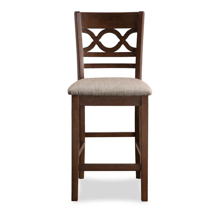 Cori Counter 5 Pc Set-Brown Cherry