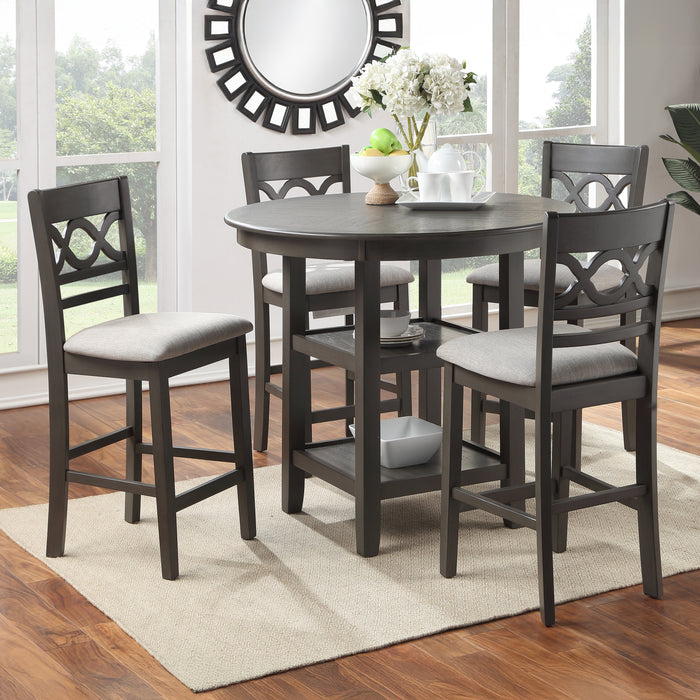 Cori Counter 5 Pc Set-Gray