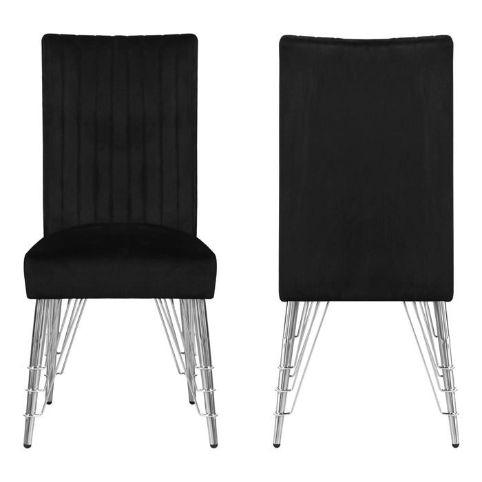 Ava Dining Chair (2 Per Carton) -Black