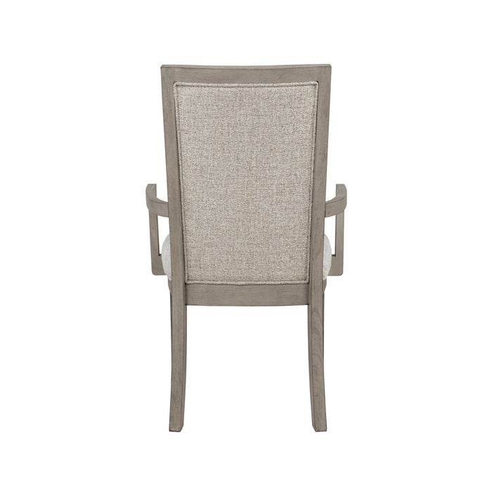 Mariana Upholstered Arm Chair (2 Per Carton)-Vintage Creme