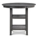Amy 5 Pc 42" Round Counter Dining Set-Gray