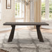 Chestnut Ridge 72" Dining Table-Brown