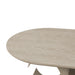 Gwendolyn Oval Dining Table Base-Cerused Taupe