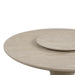 Gwendolyn Round Dining Table Base-Cerused Taupe
