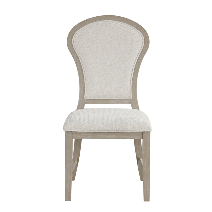 Gwendolyn Dining Side Chair (2 Per Carton)-Cerused Taupe