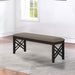 Potomac Dining Bench-Brown/Black