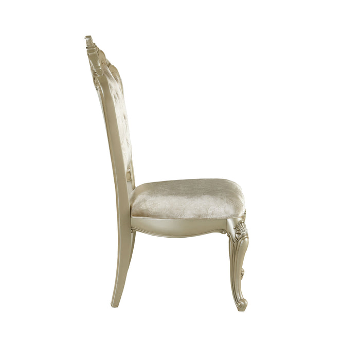 Monique Side Chair (2/Ctn)-Champagne