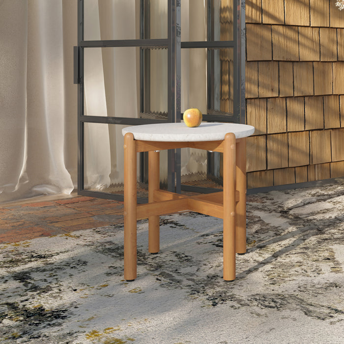 Solstice End Table Wood Base