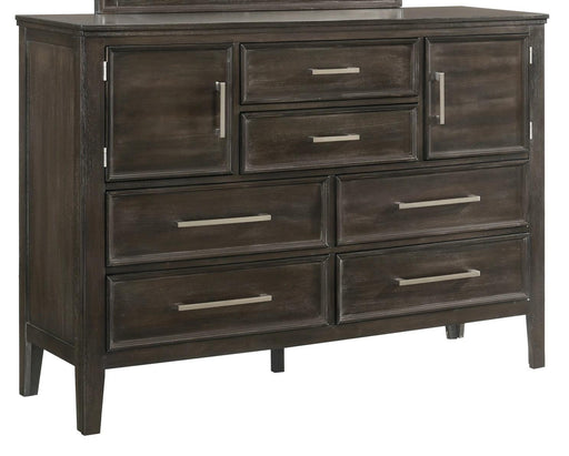 New Classic Furniture Andover 6 Drawer  Dresser  in Nutmeg image