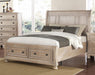 New Classic Furniture Allegra California King Storage Bed in Pewter image