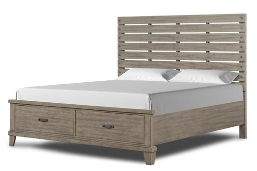 New Classic Furniture Marwick California King Panel Bed in Sand image